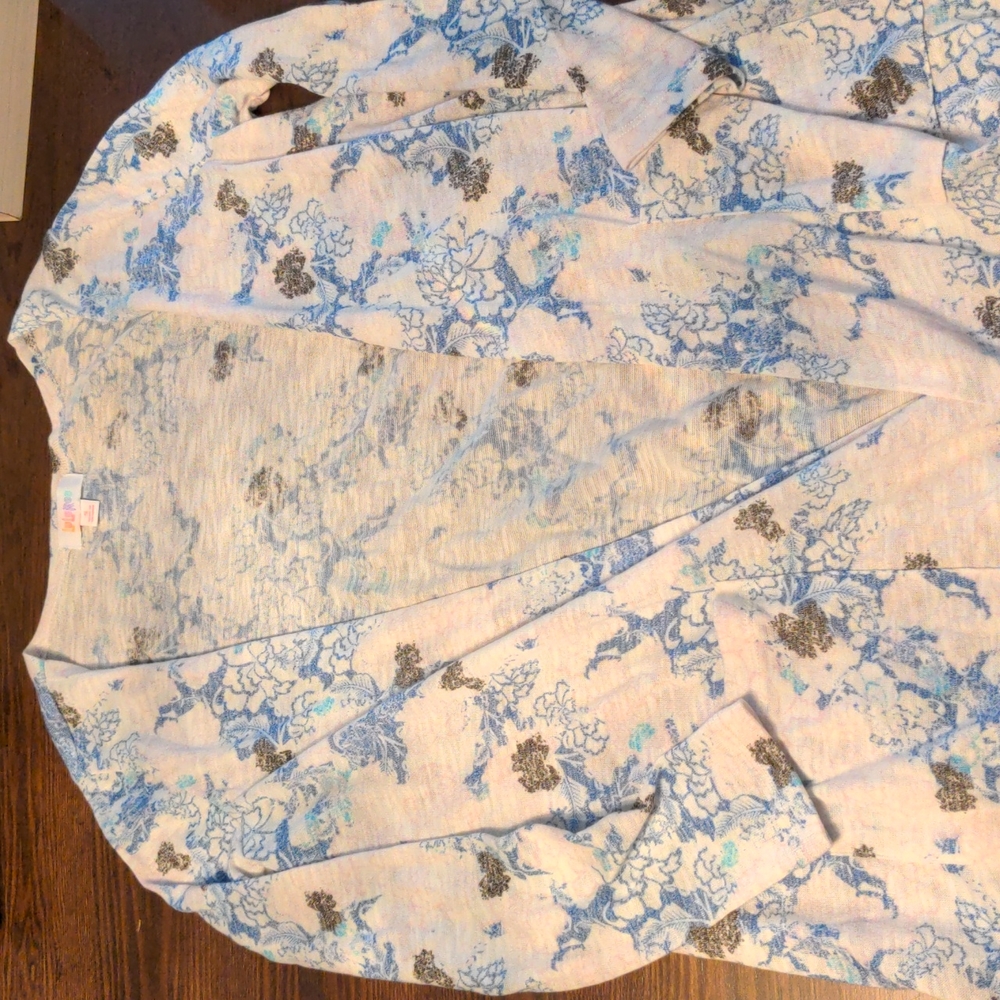 LuLaRoe Floral Duster, Size Small